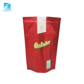 Beste Kaffeesäcke Großhandel bedruckt Zipper Kaffee Verpackung Stehend Lebensmittelverpackungen Säcke