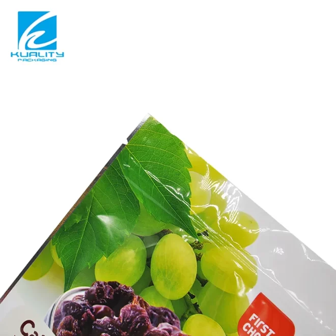 Custom Dried Fruit Bags with Zipper