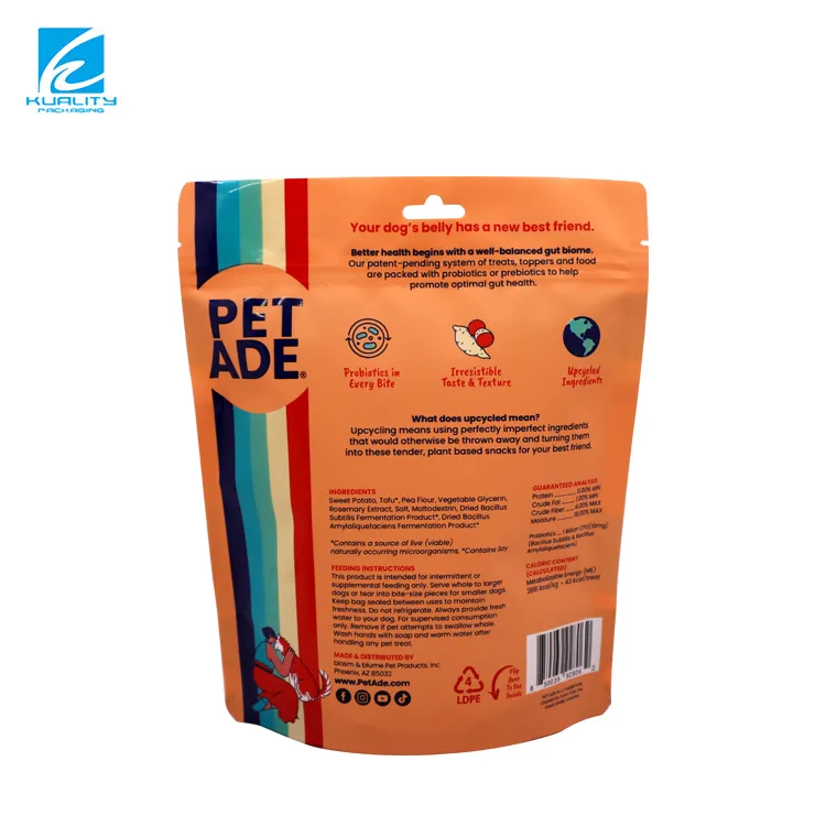 Custom Pet Food Packaging Bags