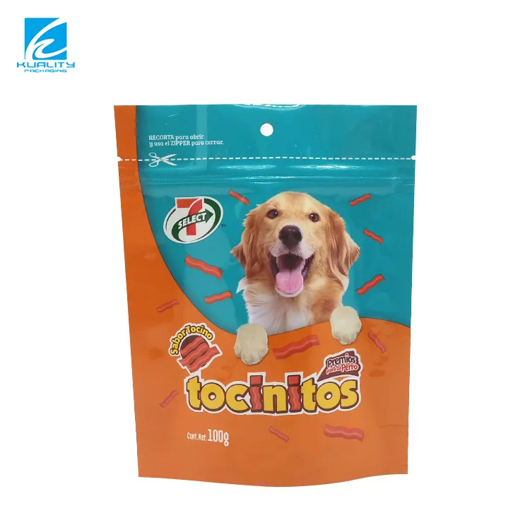 Customizable Stand Up Pet Food Bags