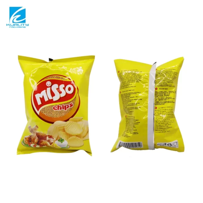 Custom Potato Chip Packaging Bags