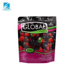 Custom Plastic Dried Fruit Pouch Supplier, Flexible Food Packaging Stand Up Pouch with Zipper