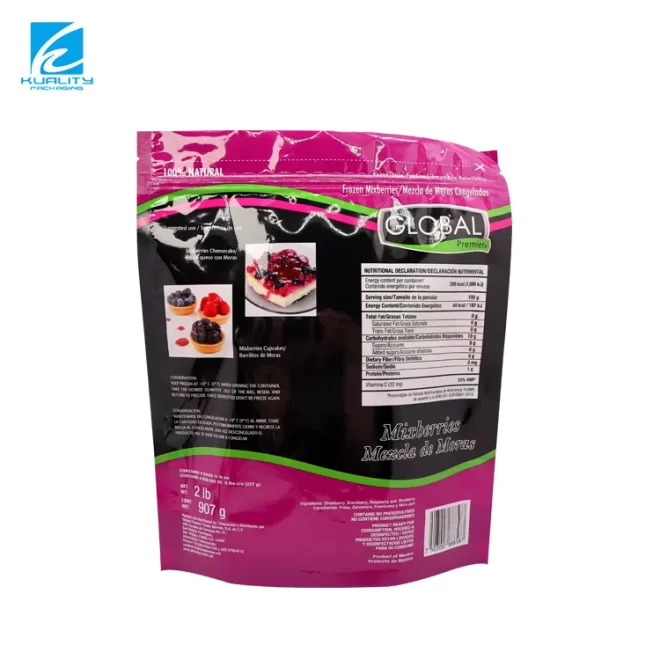 Custom Plastic Dried Fruit Pouch