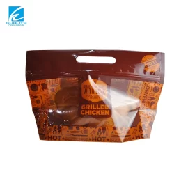 OEM Rotisserie Chicken Bags Supplier, Laminated Pouches With Branding For Roast Chicken Provider