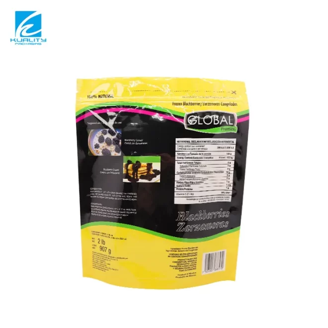 OEM Plastic Food Pouch for Dried Mulberry