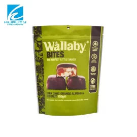 Customized Aluminum Foil Bags for Chocolate, Cookie Resealable Stand Up Pouches Factory