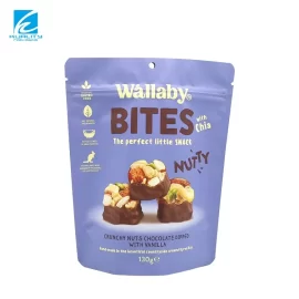Wholesale Chocolate Bags OEM Stand Up Zipper Aluminum Plastic Pouches – Free Design Service
