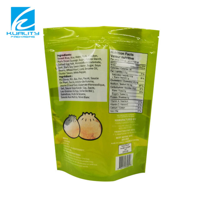 OEM & ODM Plastic Frozen Food Pouches Factory