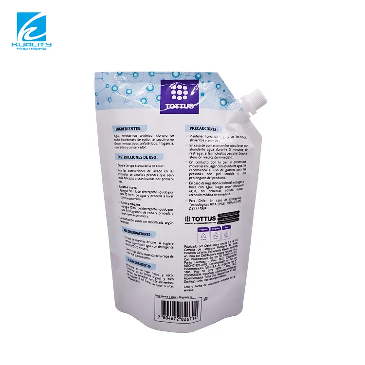 Custom Laundry Spout Pouch