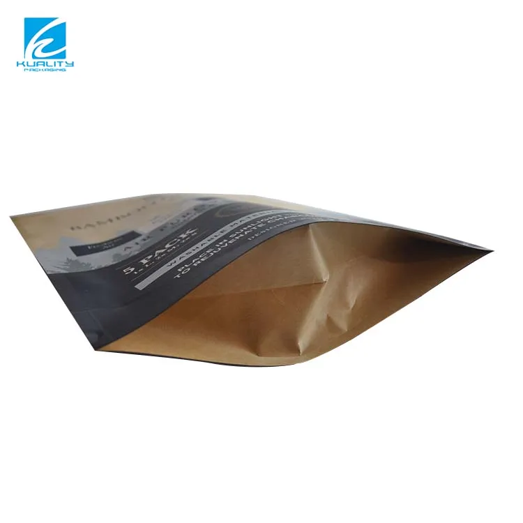 Custom Kraft Paper Stand-Up Zipper Pouch Manufacturer (1)
