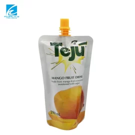 Custom Juice Spout Pouch Wholesaler, Aluminum Foil Packaging Bag with Leak Proof Design