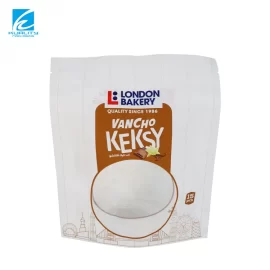 Wholesale Custom High Barrier Stand Up Zipper Bags for Bread and Cake Packaging