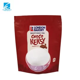 Bulk Custom Eco-Friendly Stand Up Zipper Pouches for Bread and Pastry Packaging