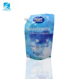 Custom Detergent Packaging Bag Supplier, Stand Up Corner Spout Pouchfor Liquid