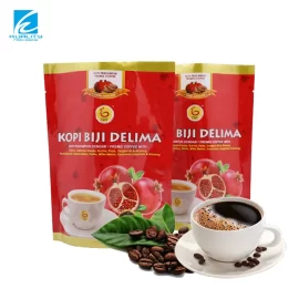 Custom Stand Up Coffee Pouches Manufacturer High Barrier Laminated Coffee Bags