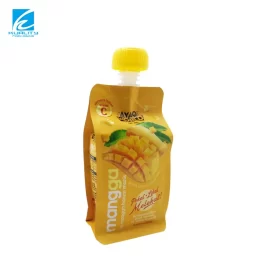OEM Juice Pouches Wholesale, Custom Flat Bottom Spout Aluminum Foil Bags