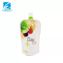 Wholesale Juice Pouches Factory Supply Spout Bag Packaging Laminated Foil for Beverage Industry