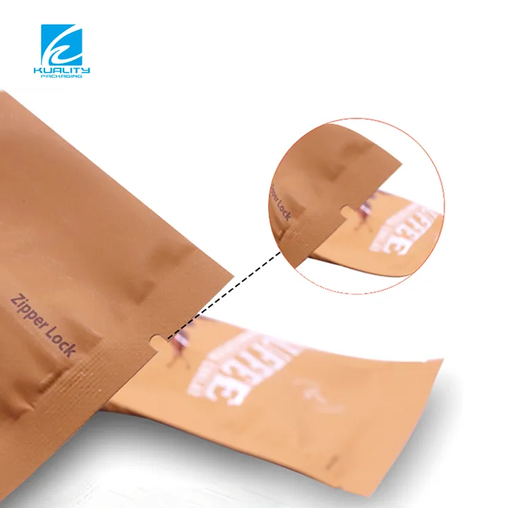 Wholesale Stand Up Coffee Bags with Valve and Zipper