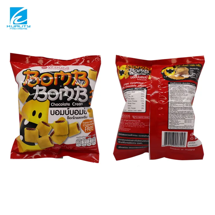 Bulk Mini Chip Bags Back Seal Pouch Factory