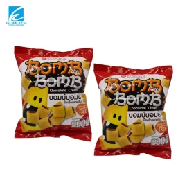 Custom Bulk Mini Chip Bags Plastic Aluminum Foil Back Seal Pouch Factory