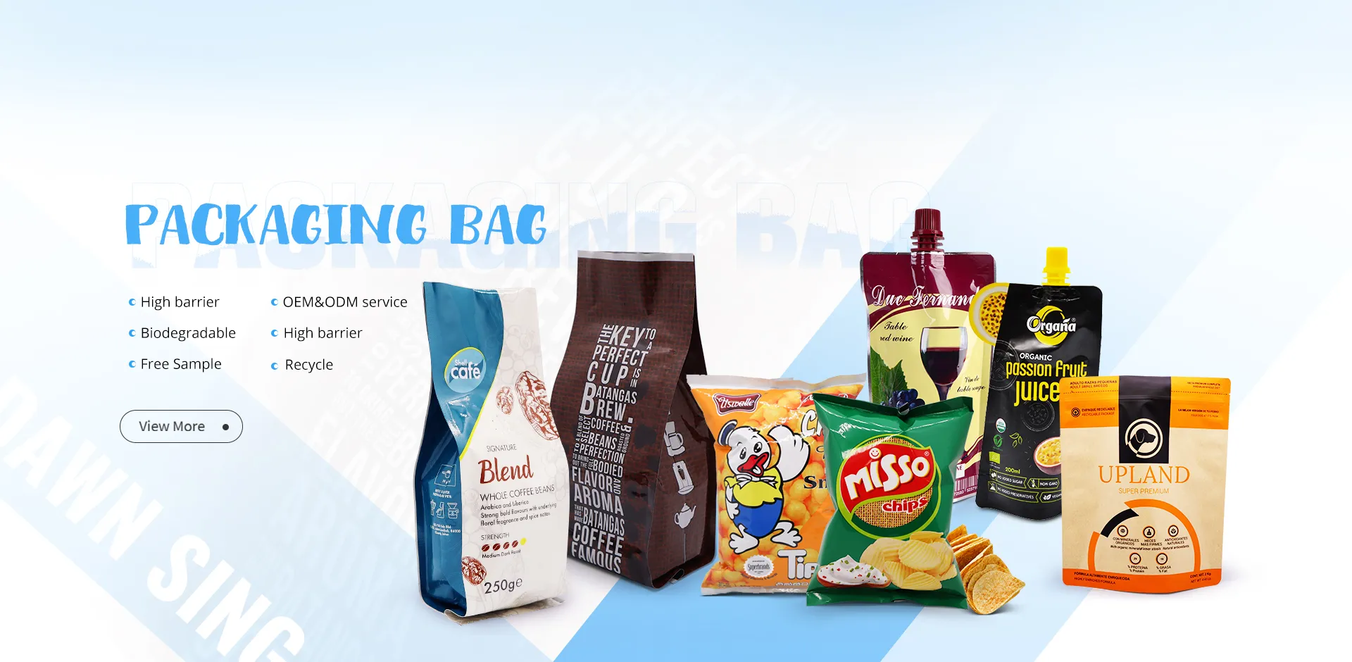 Custom Food Packaging Pouch Manufacturer - Huiyang