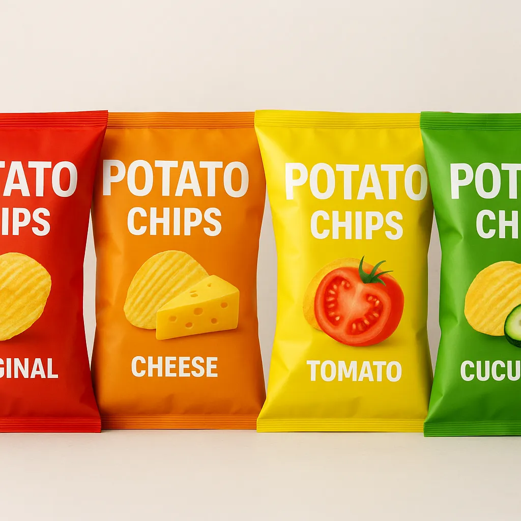 Custom Potato Chip Packaging Design