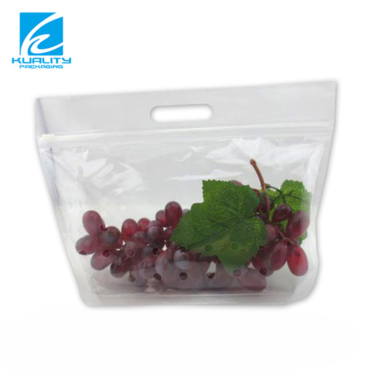 Bolsa para envasado de fruta con asa personalizada