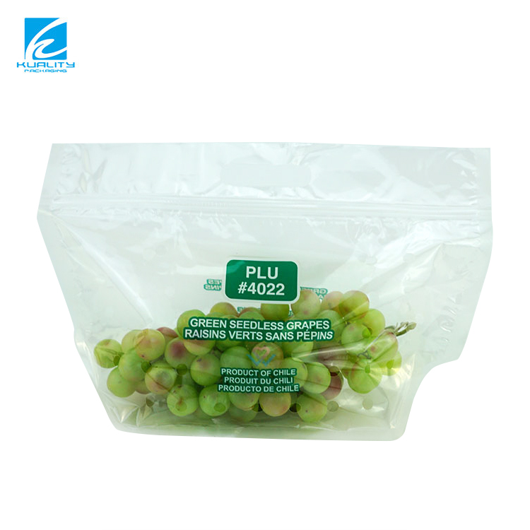 Bolsa para envasado de fruta con asa personalizada