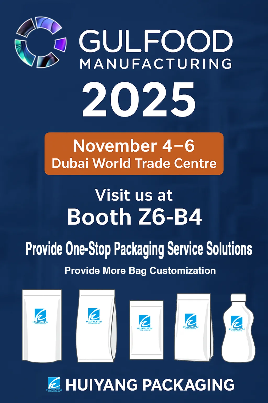 Huiyang Packaging at Gulf Food Manufacturing 2025