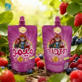 Bulk Wholesale Spout Pouches for Juice & Drinks – Stand-Up Liquid Bags with Custom Printing