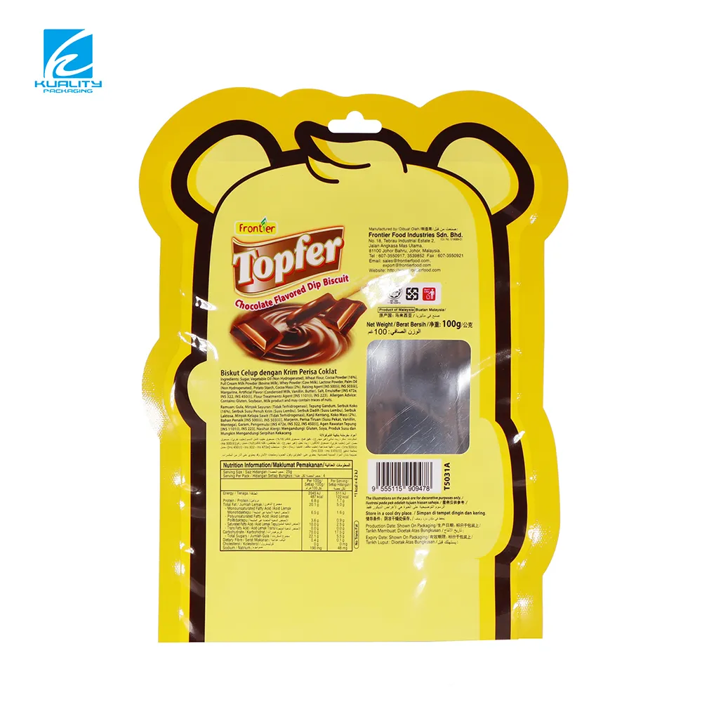 Manufacturer-Direct Bear-Shaped Chocolate Bags