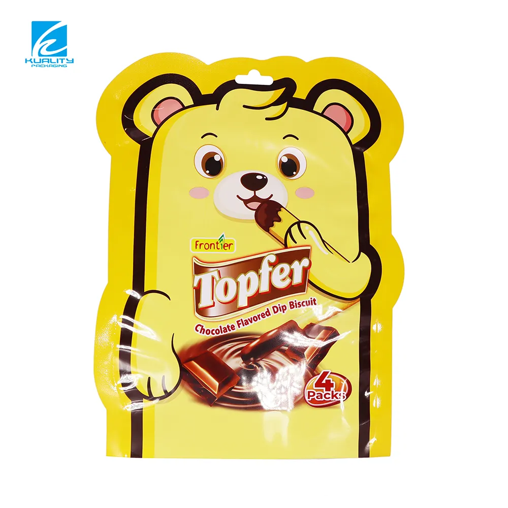 Manufacturer-Direct Bear-Shaped Chocolate Bags