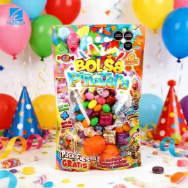 Bulk Personalized Candy Packaging Bags, Stand-up Zipper Bags with Moisture Protection