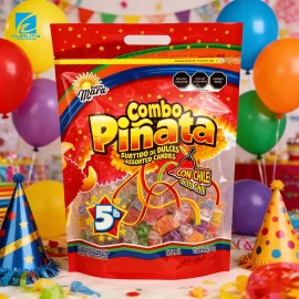 Custom Candy Packaging Bags，Stand-up Zipper Pouches Made with Plastic Composite and Custom Branding Options