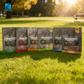 Wholesale Custom Dog Food Stand-Up Bags with Zipper, Recycled Plastic Food Bag