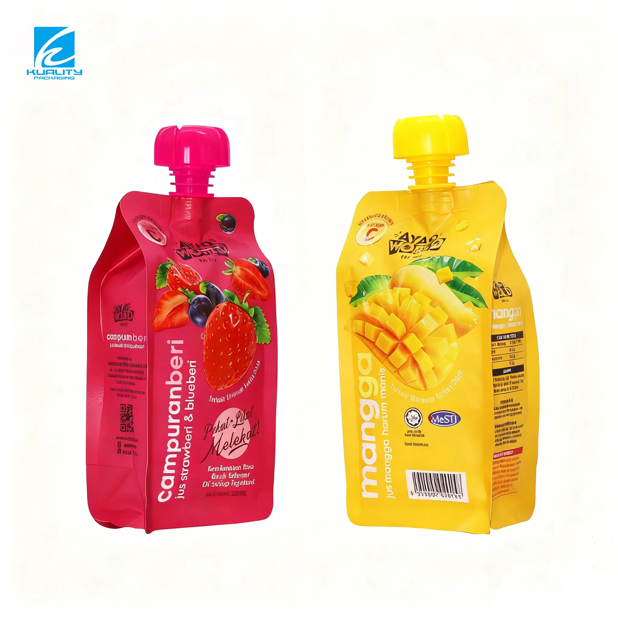 Wholesale Custom Fruit Puree Pouches Manufacturer
