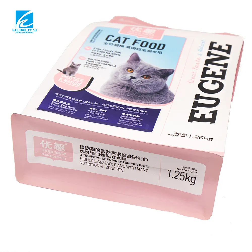 Wholesale Quad Seal Pet Food Bag