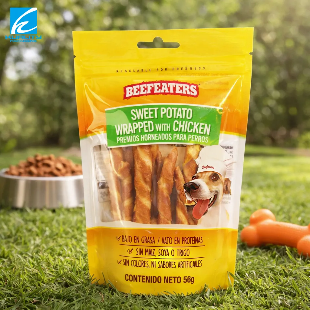 Custom Dog Snack Packaging Bags