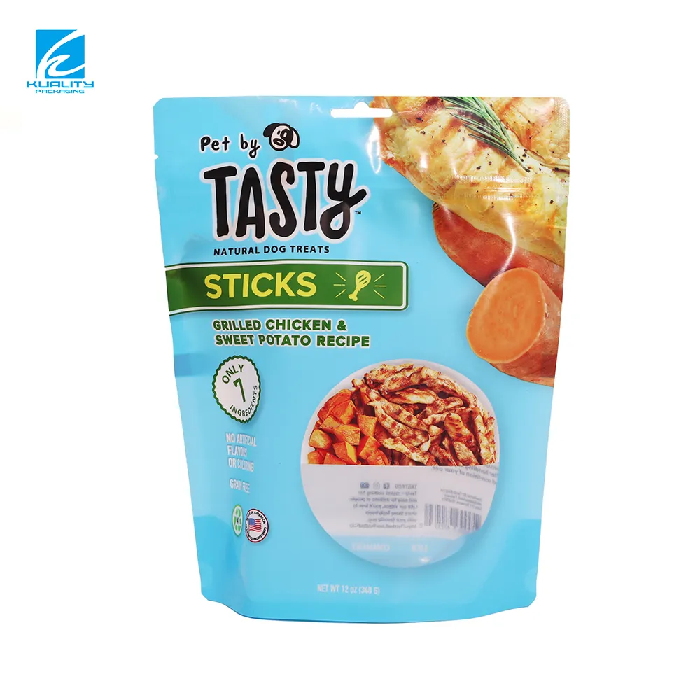 Custom Pet Snack Packaging Bags