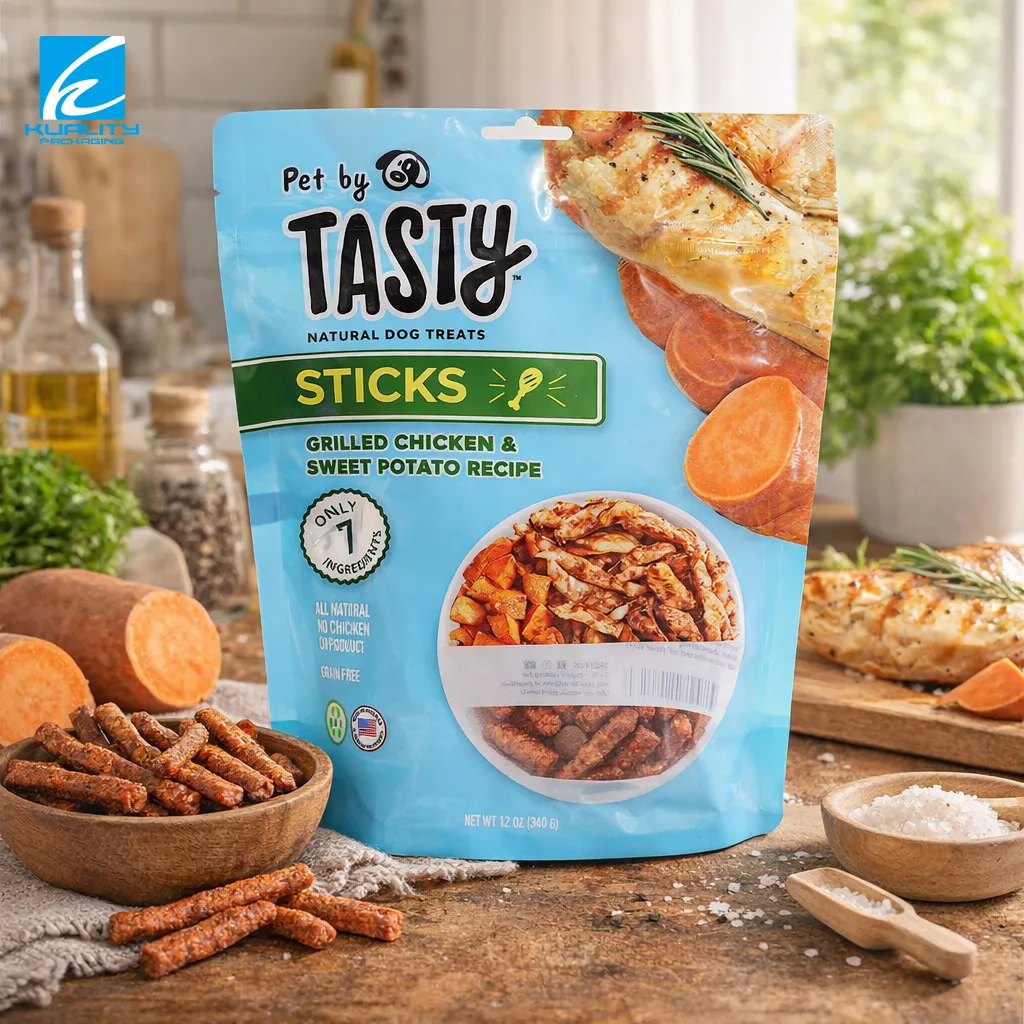 Custom Pet Snack Packaging Bags