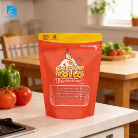 Custom Roasted Chicken Packaging, Composite Stand Up Ziplock Pouches Manufacturer