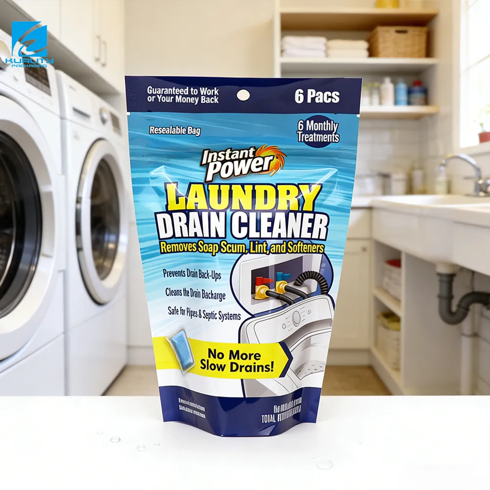 Emballage personnalisé pour nettoyeur de machine à laver