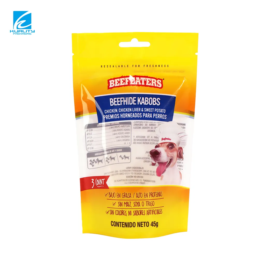 Private Label Dog Treat Packaging Bags