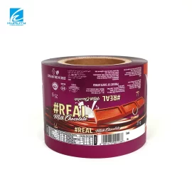 Custom Cold Seal Packaging Film for Chocolate, PET / VMPET or BOPP / VMPET Lamination
