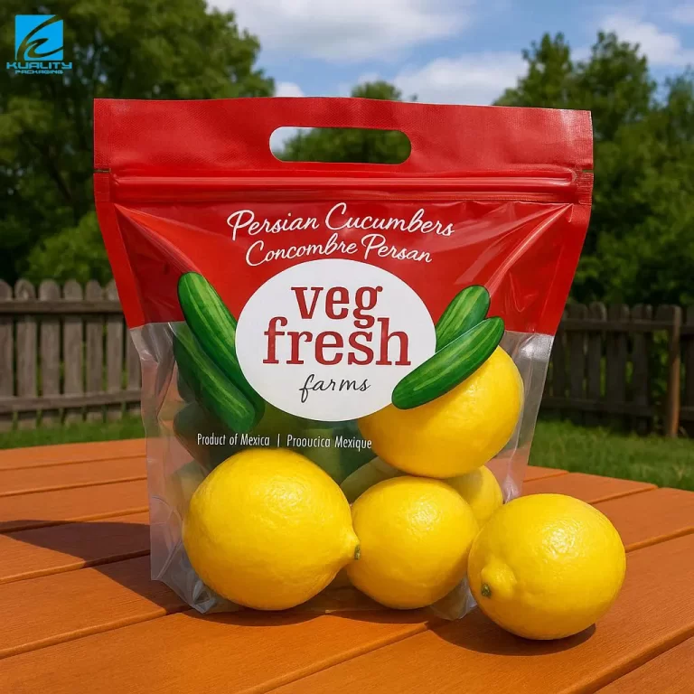 Custom Eco-Friendly Produce Packaging Bags