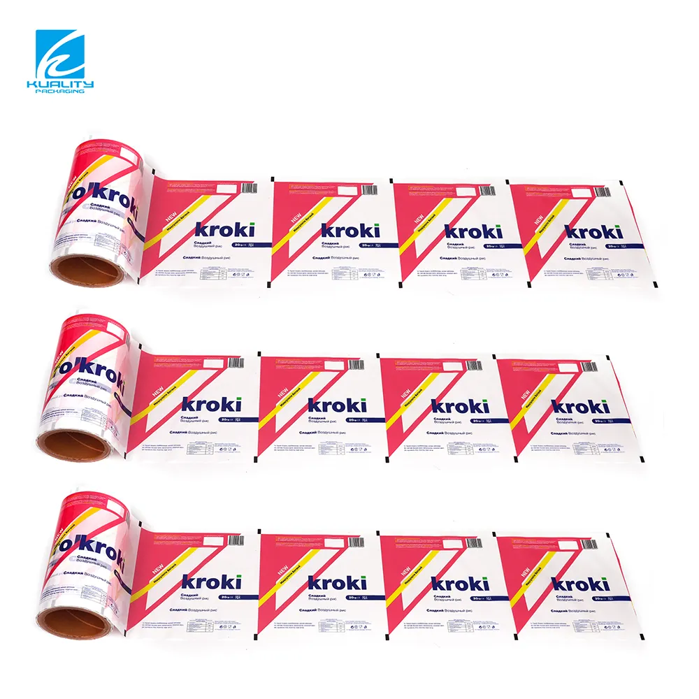 Film d'emballage personnalisé pour le pop-corn