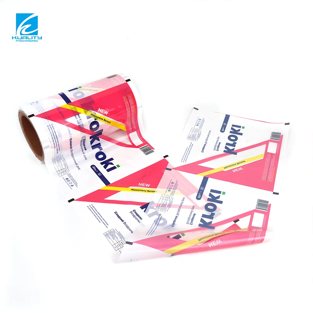 Film d'emballage personnalisé pour le pop-corn