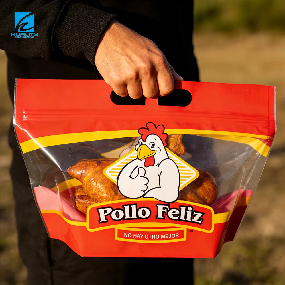 Custom Printed Roast Chicken Packaging Bag