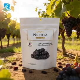 Custom Raisin Packaging Stand Up Zipper Pouch Supply