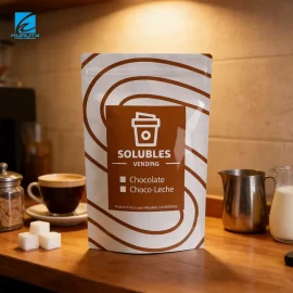 Custom Chocolate Powder Packaging Bags Wholesale Aluminum Foil Stand Up Pouch